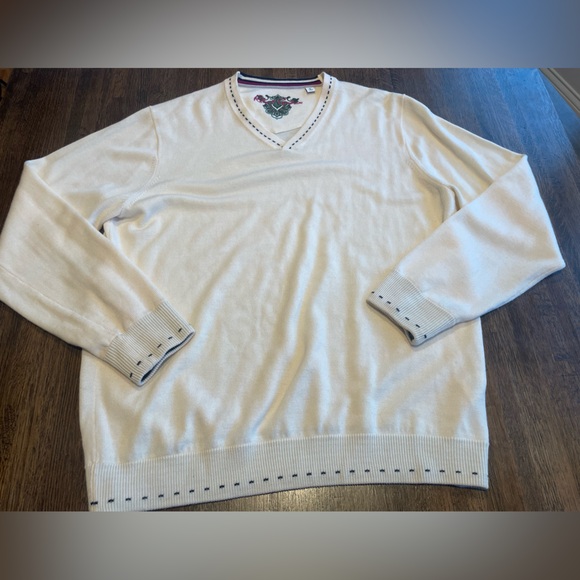 Robert Graham Wool Sweater - size L - Picture 1 of 7